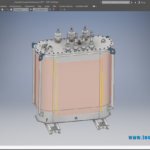 3D-модель масляного трансформатора ТМГ 12