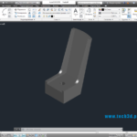 3D модель педали металлической для урны